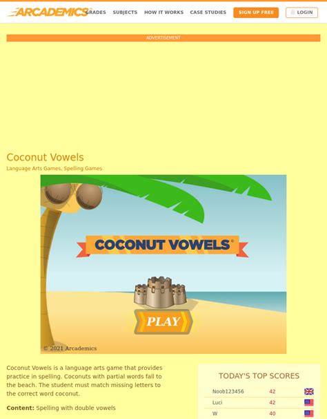 Coconut Vowels .
